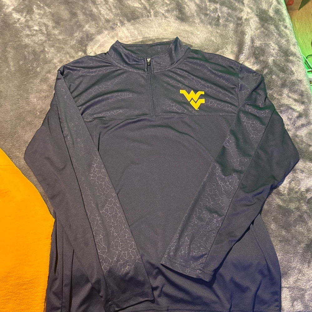 WVU Navy Quarter-Zip Pullover